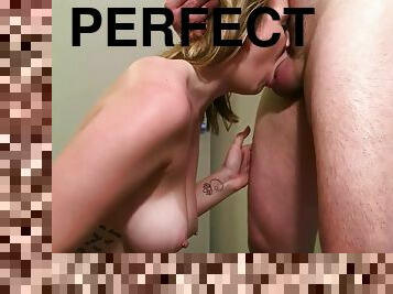 Cute Girl Skylar Perfect Titties Deepthroat Scene
