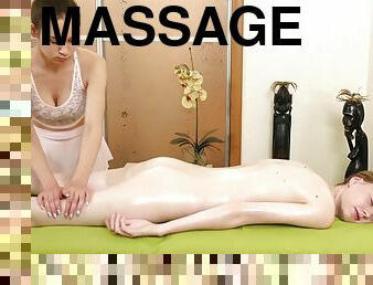 Virgin Cutie Domna Svistok Gets Her First Massage By A Girl