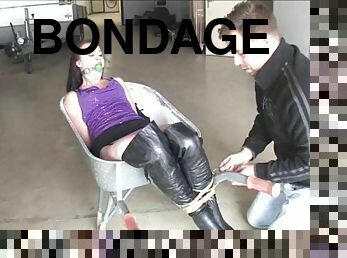 Being ballgagged turns a submissive kinky babe Emma on extremely