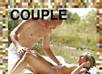 Hardcore banging scene at a picnic with horny couple Tracy A and Tim A