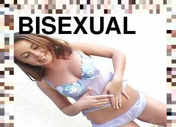 Sweet bisexual pussies are in love with their friend