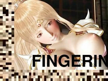 Anime princes gets dripping twat fingered and fucked