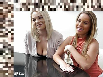 Dick craving blonde Lilly Ford spreads her legs for a nasty fuck