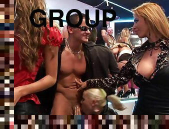 Ladies night out turns into a wild and mad orgy in a club 4