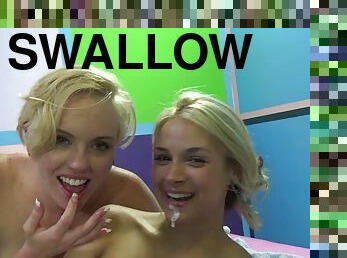 Sarah Vandella and Miley May are two blonde 18 teen beauties who love to go down on each other