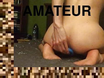 masturbation, amateur, anal, horny, gode, solo