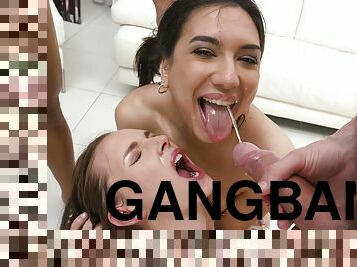 PEE DRINKING BFFs - Nicixdream And Lena Coxx Cum Swap After DP / DAP Gangbang SZ3011 (PEE) - PissVids