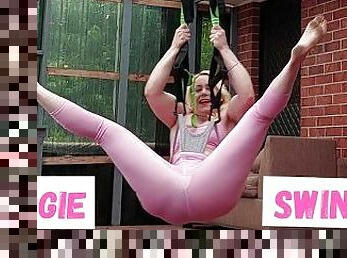 Wedgie girl wedgie swing hanging wedgie funny video panties rip panties break