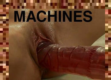 Passionate Ariel X Enjoying an Anal and Vaginal Fucking by Machine