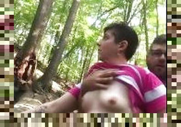 Getting bent over in the woods!!