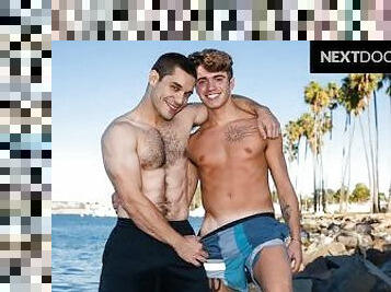 Fat Assed Muscle Railed By Massive Cocked Twink - Andrew Miller, Benji Hart - NextDoorBuddies