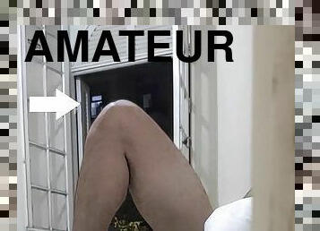 masturbation, en-plein-air, public, amateur, gay, branlette, jeune-18, hôtel, clignotant