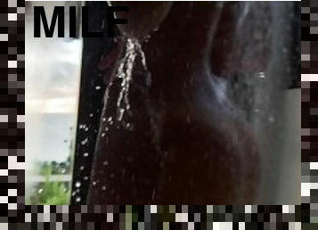 DELICIOUS MILF WITH PERFECT BODY AND AMAZING ASS IN A MORNING SHOWER - AMATEUR SASSY AND RUPHUS