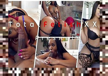 HOTTEST LEAKS Big booty ebony babes Pinky and Ariana Adeen double team