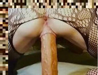 Deep dildo fun