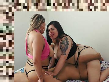 Antonella Visits Her Friend Mara And Fucks Her Husband In A Threesome