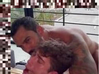 FtM Tag-Teamed by Two Hot Brazilian Men