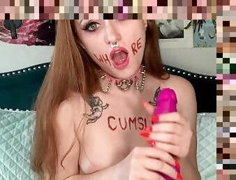 tata, kosati, masturbacija, pička-pussy, igračke, krempita, crvenokose, kurva-slut, kamera-cum, dildo