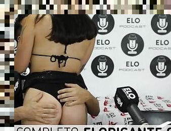 PEQUITAS INTERCAMBIA LA TANGA CON ELO PODCAST EN EL CUARTO PICANTE