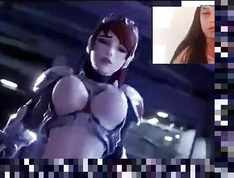 Widowmaker Hard BDSM Follando y Recibiendo Creampie _ Overwatch Animación Más Caliente, Hentai