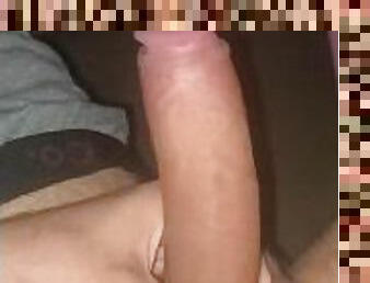 énorme, masturbation, amateur, ejaculation-sur-le-corps, énorme-bite, branlette, black, mexicain, solo, bite