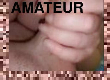 cul, amateur, ejaculation-sur-le-corps, ados, française, blonde, sperme