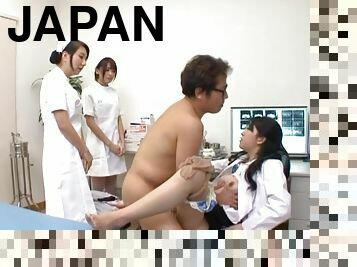 Slutty Japanese nurse gets nailed by a patient