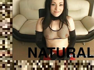 anal, hardcore, pornstar, naturel, résille, sperme