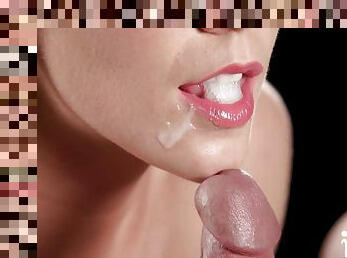 Czech Alexis Crystal's Cummy Handjob - Alexis crystal cum in mouth close up