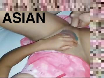 Asian hotwife lets me give her sloppy seconds