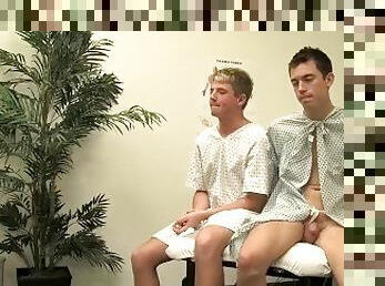 Naughty twinks Jesse Jacobs and Tyler Bradley ass breed hard