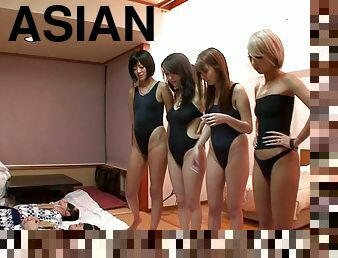 एशियाई, लड़कियां, हार्डकोर, जापानी, युगल, समूह-सेक्स, वास्तविकता