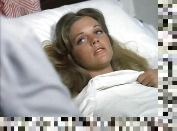 Gorgeous Retro Star Candice Rialson Laying Topless On a Hospital Bed