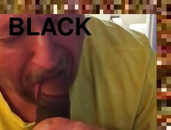 Mark loves sucking black cock
