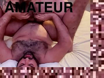 poilue, masturbation, amateur, anal, fellation, gay, couple, sauna, sucer