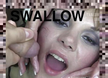 Premium Bukkake - Michelle swallows 83 huge mouthful cumshots 2