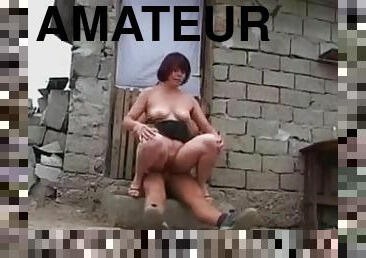 Turkish amateur fucked in the village outdoor