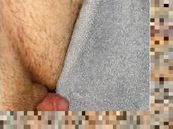 fucking the towel cum