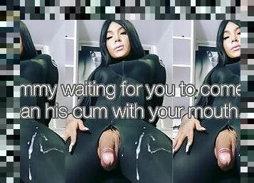 VIDEO FREE: Mommy Waiting for you to come clean his cum with your mouth. 2 CUMSHOTS CONSECUTIVE.