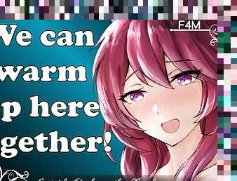 Curious Giantess x Human Listener - Cave Cuddles In A Storm Spicy Audio Preview