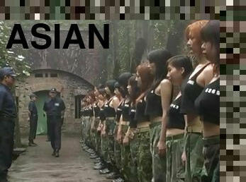 Asian woman soldiers