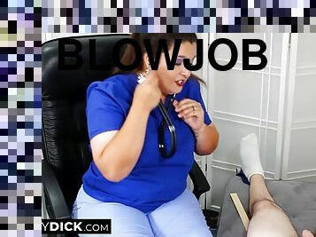 Crazy blowjob from doctor. SPH