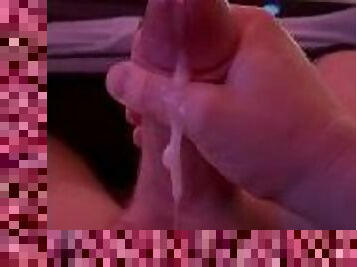 Huge cum shot after getting off to sexting with babysitter.  ????????