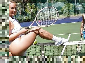 Mellanie Loves Playing Tennis, But Even More So, She Loves Sucking Oliver’s Juicy Cock - MYLF