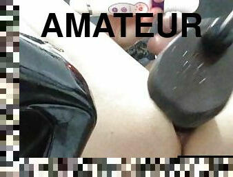 amateur, anal, jouet, pute, britannique, machines, gode, solo