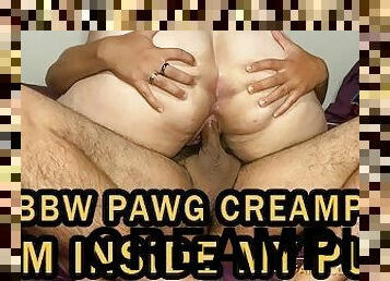 BBW Pawg Clapping Her Ass Until He Creampies - 4K 60FPS - TittyFuckAdventure