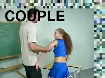 Check out this coed cheerleader who has some attitude, but nothing a good hard spanking cannot fix