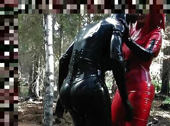 My Latex Femdom (very Old) Movies. Rubber Catsuits And Verbal Humiliation With Joi With Arya Grander