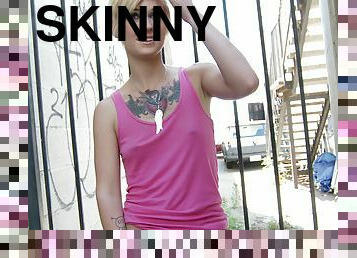 It is a confirmation to the theory that skinny women are ever thirsty to doggystyle slamming