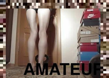 sport, amateur, babes, pieds, parfait, solo, jambes, séance-dentraînement